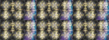 Yeni yıl dekoratif kar taneleri arka plan. Kışın kar karalamalar pul. El Noel Raster çizilen illüstrasyon.