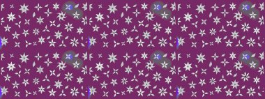 Damask çizimi tekrarlanıyor. Antika altın tekrarlanabilir duvar kağıdı. Barok tarzında altın çiçekli süs. Mavi renklerdeki altın element.