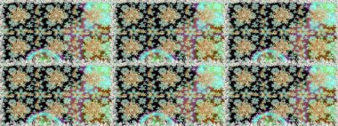 Tarafsız renklerde altın element. Barok tarzında altın çiçek süsü. Antika altın tekrarlanabilir duvar kağıdı. Damask arkaplanı tekrarlayan kusursuz desen.