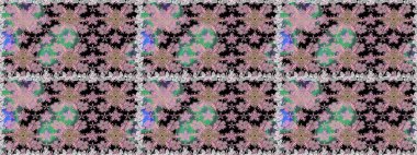 Tarafsız renklerde çiçekler. Hediye ambalaj kağıdı, tebrik kartları, posterler ve pankart tasarımı. Raster düz çiçekleri pürüzsüz desen.