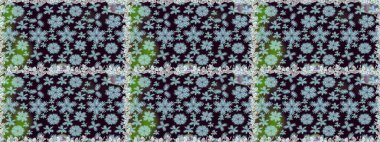 El çizimi, soyut ve süslü elementler. Suluboya resim taklit Raster çizimi. Yaz çiçekleri teması. Klasik çiçekler. Siyah renkler.