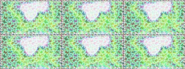 Kusursuz bir geçmişi var. Soyut renkli güzel kelebek. Raster illüstrasyonu. Tarafsız ve yeşil renkler üzerine resim.