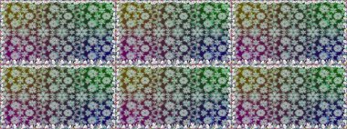 Renkli Bahar Temalı Kusursuz Arkaplan. Düz Çiçek Elementleri Tasarımı. Gri renkli çiçekler. Güzel çiçek deseni..