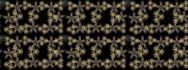 Çiçekli karalama şeklinde Raster çiçek deseni. Yumuşak, yaz çiçekli arka plan. Siyah renkte çiçekler.