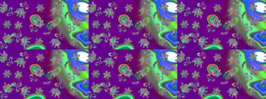 Çiçekli el çizimi çizimi deseni. Modern gelişim mor raster arka plan duvar kağıdı çizimi klasik çizgili iz sürme desenli çiçekler, çiçekli süsler.