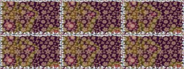 Güzel kumaş deseni. Güzel suluboya çiçek buketi pürüzsüz desen.