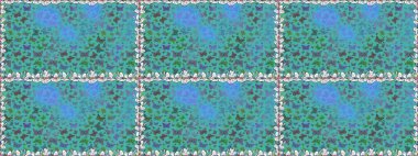 Soyut renkli güzel kelebek. Raster illüstrasyonu. Mavi renkte bir resim. Kusursuz arkaplan.