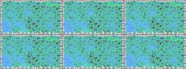 Bahar Kelebeği teması. Çizim, karalama, karalama. Sonsuz. Giysi kumaşı için böcek dokusu parçası tekrarlanıyor. Raster illüstrasyonu. Yeşilde, kusursuz kelebek örtüsü var..