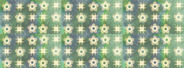 Raster stili kumaş deseni. Çiçekler suluboya çizim deseni.