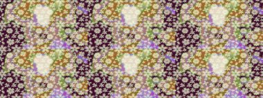 Taslak dekoratif arka plan, çiçek mandala. Raster illüstrasyonu. Çiçek. Tarafsız renklerde.