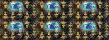 Düşen Noel stili kar taneleri. Gri, kahverengi ve nötr kar taneleri renkli bir arkaplanda izole edilmiş. İllüzyon. Kar taneleri, kar yağışı.