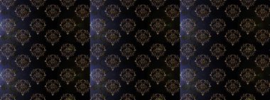 Çiçekli, kusursuz bir arkaplan. Çocuk stili. Renkli Bahar Temalı Kusursuz Arkaplan. Düz Çiçek Elementleri Tasarımı.