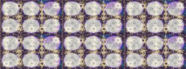 Anti-stres için soyut örnek sayfası. Raster illüstrasyonu. Tarafsız, gri ve mor renklerde.