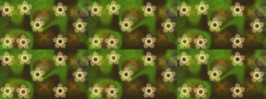 Raster sevimli kar taneleri renkli arka plan üzerinde. Raster resim. Raster kar taneleri desen.