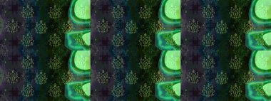 Kar Tanesi Simgesi. Raster illüstrasyonu. Kar tanesi gri ve yeşil renklerde izole edilmiş. Raster illüstrasyonu.