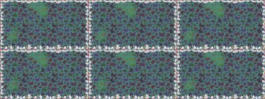 Renkli romantik kelebekler kusursuz desenli arka plan. Dekoratif Raster çizimi. Gri, mavi ve kahverengi renklerin soyut arkaplanı. Elle çizilmiş kelebeklerle.