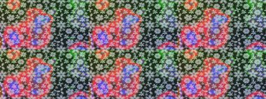 Gri çiçekli eskiz deseni, suluboya çiçek deseni, sevimli çiçek, duvar kağıdı, kart ya da kumaş için fayanslı. Raster - stok.