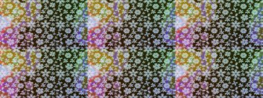 Tarafsız renklerde çiçekler. Düz Çiçek Elementleri Tasarımı. Sevimli çiçek raster deseni. Renk Bahar Teması eskiz şablonu.