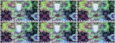 Parlak renkli fantezi çiçekleri, yapraklar, gri renkli tomurcuklar. Çiçeksiz desenli, suluboya elle çizilmiş elementler..