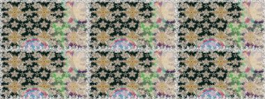 Manzaralı çiçek deseni. Sevgililer günü ve tebrik kartı konsepti için şık bir davetiye. Üst manzara, yumuşak gri renk tarzı. Çiçek kompozisyonu, el boyası, hassas şablon..