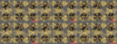 Renkli elementlerle Raster ilginç desen