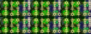 Kış kartı Mutlu Noeller, Yeni Yıl ve Mutlu Tatil Raster çizimleri. Yeşil, mavi ve gri kar taneli Noel kartı yeşil, mavi ve gri renklerde. Kar taneleri arkaplanı.