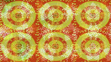 Raster çiçek izi. Klasik taslak çizimi. Çiçekli turuncu, dikişsiz desen.