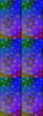 Mor ve mavi renkte çiçekler. Raster illüstrasyonunda çiçek deseni çizimi.