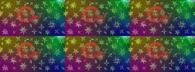 Raster Hip kumaş deseni. Eskiz Vintage Çiçek Deseni.