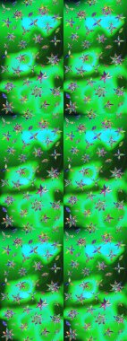 Raster illüstrasyonu. Suluboya çiçekli çiçek deseni. Renklerde güzel tekstil.