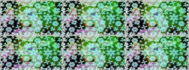 Blossoming background for printing on fabric, wallpaper and paper. Bright bouquets on a fashion grunge background. Cute seamless pattern with a small flower in a vintage style. Raster illustration.