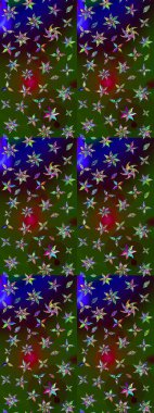 Modern çiçek arkaplanı. Moda baskıları için zarif bir şablon. Halk tarzı. Parlak renkli çiçekleri ve yeşil ve kahverengi renkte yaprakları olan harika bir çiçek deseni..