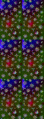 Modern çiçek arkaplanı. Moda baskıları için zarif bir şablon. Halk tarzı. Parlak renkli çiçekleri ve yeşil ve kahverengi renkte yaprakları olan harika bir çiçek deseni..