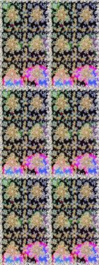 Damask arkaplanı tekerrür ediyor. Antika altın tekrarlanabilir duvar kağıdı. Barok tarzında altın çiçek süsü. Gri renklerdeki altın element.