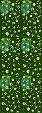 Paket kağıdı için en iyisi. Yeşil ve nötr lale çiçekleriyle Raster eskiz deseni. Doğal kozmetik ürünleri, parfüm, çiçekçi dükkanı için bahar ihalesi tasarımı. Karşılama ya da düğün geçmişi olarak kullanılabilir.