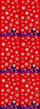 Flat Flower Elements Design. Flowers on red and neutral colors. Colour Spring Theme sketch pattern Background. Floral sketch pattern background, summer flowers.