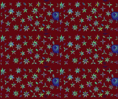 Tekstil, kumaş, kapaklar, duvar kağıtları, baskı, naylon, koleksiyon defteri, örgü, dekupaj için güzel bir eskiz. Küçük kırmızı çiçeklerle oldukça kaliteli besin torbası deseni.