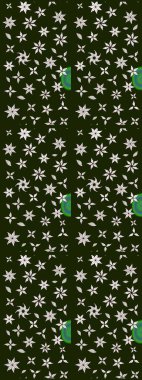 Raster illüstrasyonu. Suluboya çiçekli çiçek deseni. Gri renkli güzel tekstil.