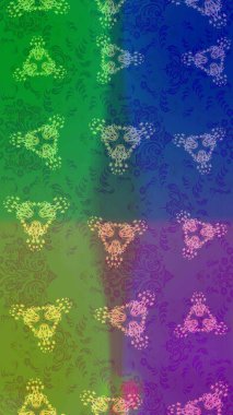 Kar tanesi süsleme deseni. Raster illüstrasyonu. Kar taneleri deseni. Kar taneleri arka planda. Renkli arkaplanda izole edilmiş kar tanelerinin düz tasarımı.