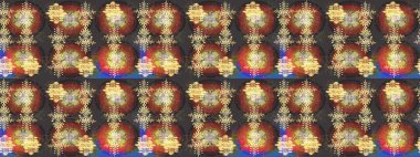 Sihirli kahverengi, gri ve sarı tatil soyut arka plan yıldız ve düşen kar taneleri. Noel kahverengisi, gri ve sarı. Raster illüstrasyonu.