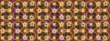 Kar tanesi rengarenk desen. Kar taneleri deseni. Raster illüstrasyonu. Raster kar taneleri arka planda. Soyut kar taneleri arkaplanda izole edilmiş düz tasarım.