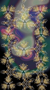 Raster deseni. Karalama çiçekleri çizim kalıbı. Sanat, çiçeklere ilham verir ve arka plan bırakır. Siyah el çizimi desen.