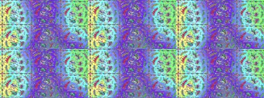 Çiçekli çiçek deseni, suluboya. Süslü kumaş deseni. Raster deseni.