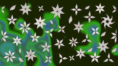 Spring floral background with gray and green flowers. Small colorful flowers. The elegant the template for fashion prints. Raster cute pattern in small flower. Motley illustration.