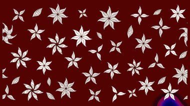 Chichi 'nin kumaş kalıbını çiz. Çiçek deseni. Renkli Bahar Teması eskiz kalıbı. Düz Çiçek Elementleri Tasarımı. Raster illüstrasyonu.