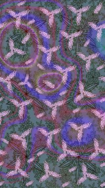 Suluboya stilinde tarafsız renklerde çiçekler. Tarafsız renklerde çiçeklerle çizilmiş çiçek deseni.