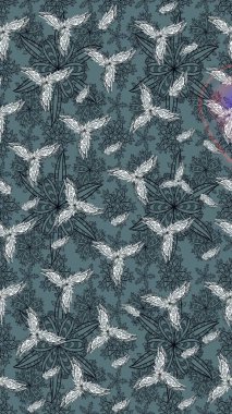 Güzel kumaş deseni. Hoş bir çiçek geçmişi var. Raster illüstrasyonu. Küçük çiçekte çizim deseni.