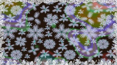 Küçük çiçekteki sevimli çiçek deseni. Kusursuz. Raster illüstrasyonu.