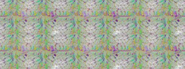 Çiçekli el çizimi çizimi deseni. Modern gelişim, nötr, gri ve yeşil raster arka plan duvar kağıdı çizimi, klasik çizgi çizgisi, desenli desenli çiçekler, çiçekli süsler..