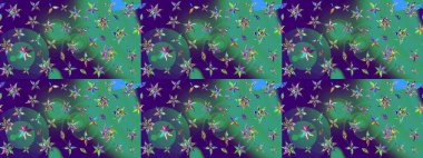 Sınır Kızılderili çiçekli paisley patten. Taslak süsleme izi. Raster Henna tarzı. Tebrik kartı geçmişi, boyama kitabı, arkaplan ve tekstil için kullanılabilir. Etnik Mandala havlusu.